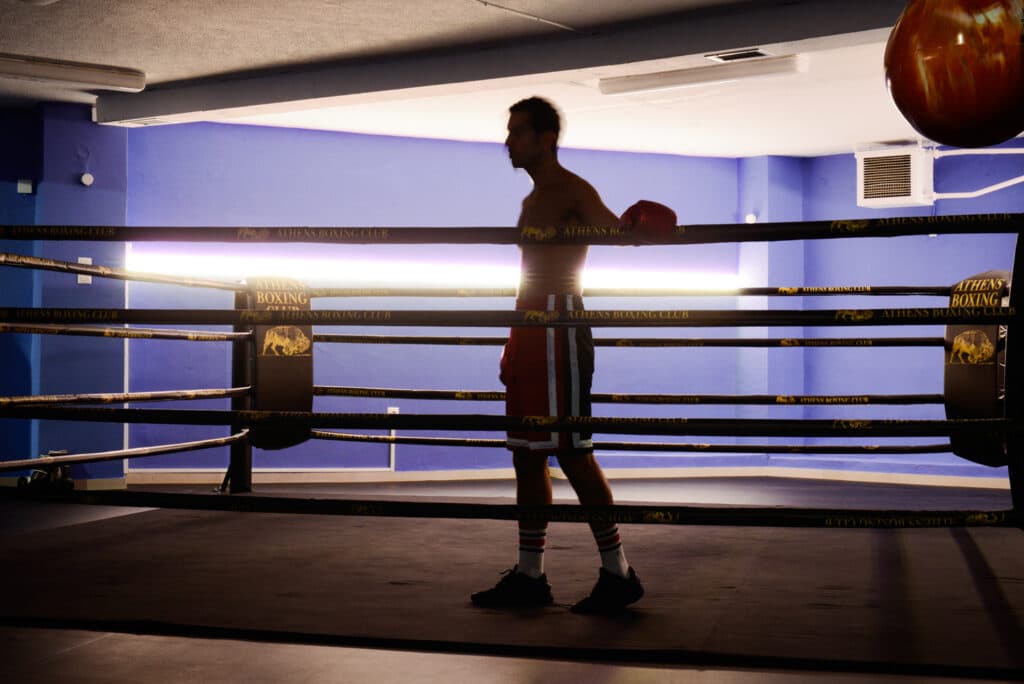 Sparring session